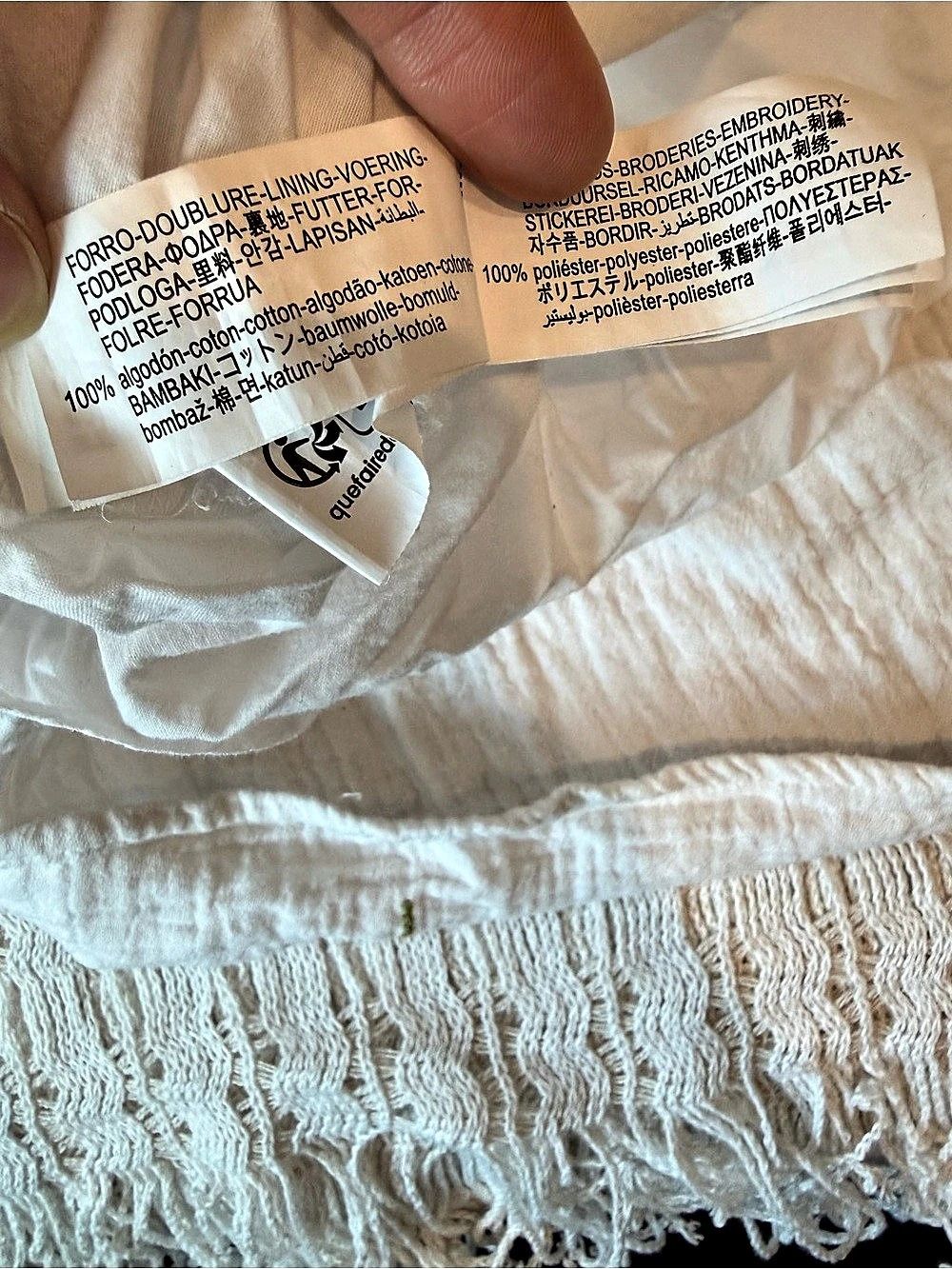 Zara Girls Floral Embroidered Dress White & Multicolor Girls 6 - Picture 3 of 6
